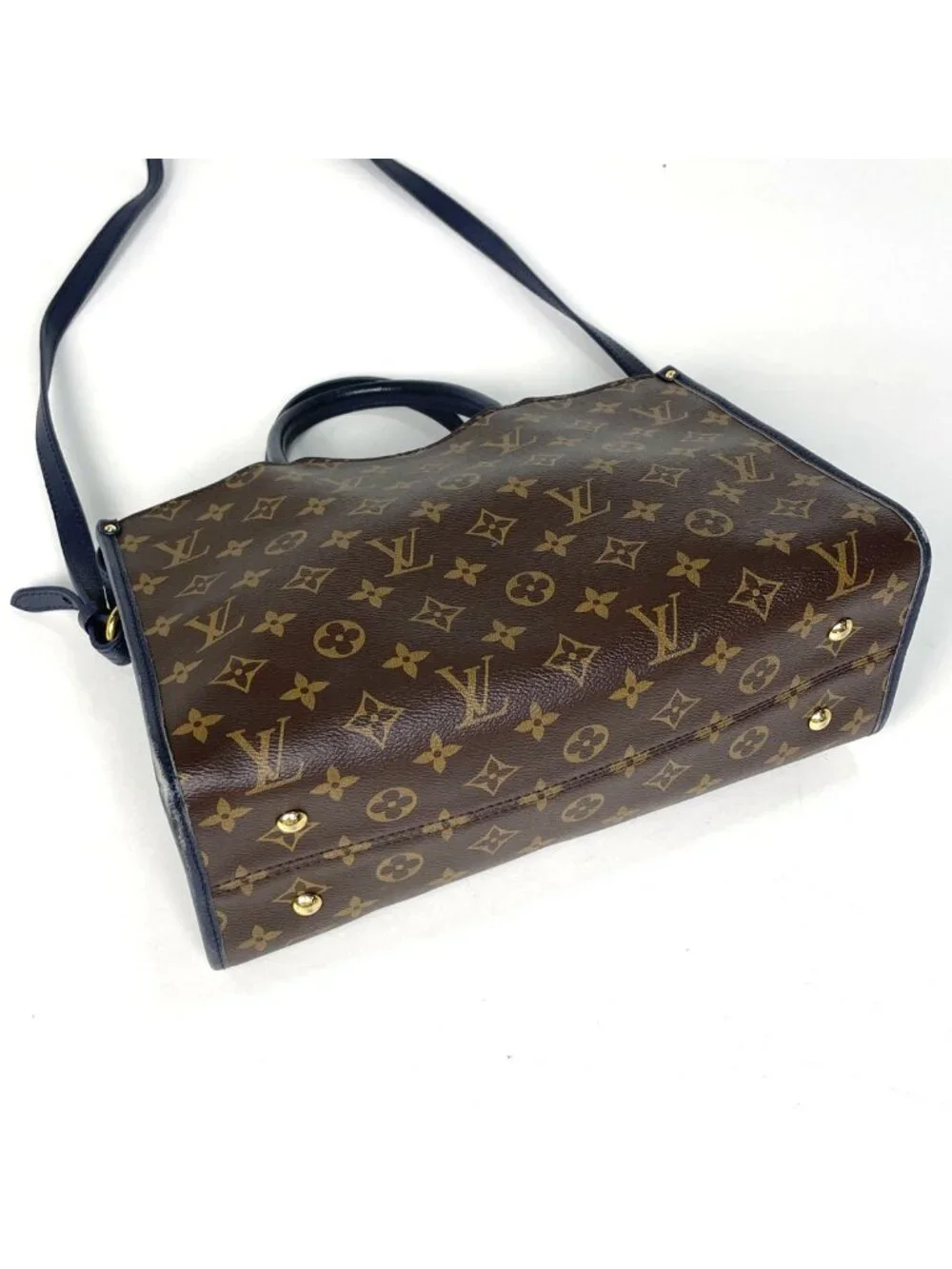 Louis Vuitton Popincourt PM 2-Way Handbag Monogram Brown Marine - Picture 2 of 10